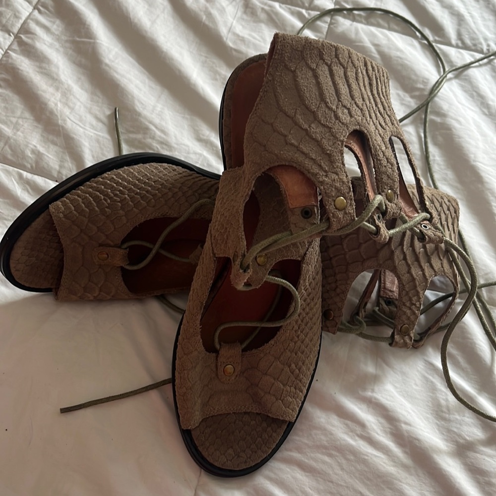 Jeffrey Campbell, free people block heel gladiator